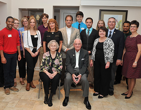 photo of Bill and Donna Carmel at scholarship event